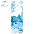 YUGLAND 1,5 mm barato amostra grátis impressão de microfibra superfície de borracha Ultra Ultra absorvente ioga Towel camurça viagens de ioga dobrável tapete de ioga